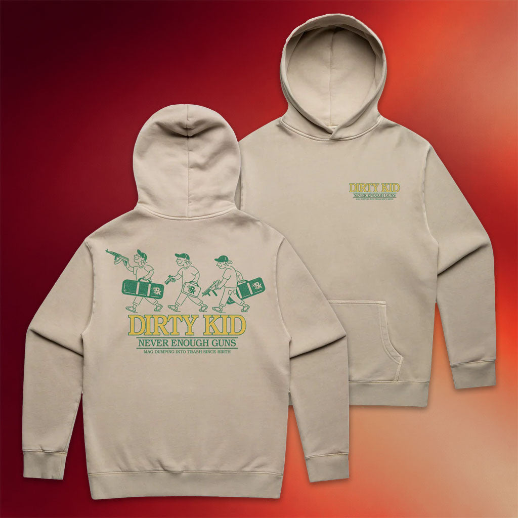 Dirty Kid Merch 2026 Never Enough Guns Hoodie Dirty Kid Hoodie Best Gifts For Brothers