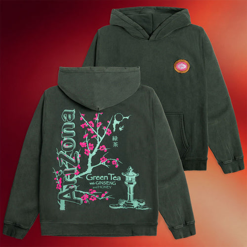Drinkarizona Merch 2026 Green Tea Cherry Blossom Hoodie Gift Ideas For BFF