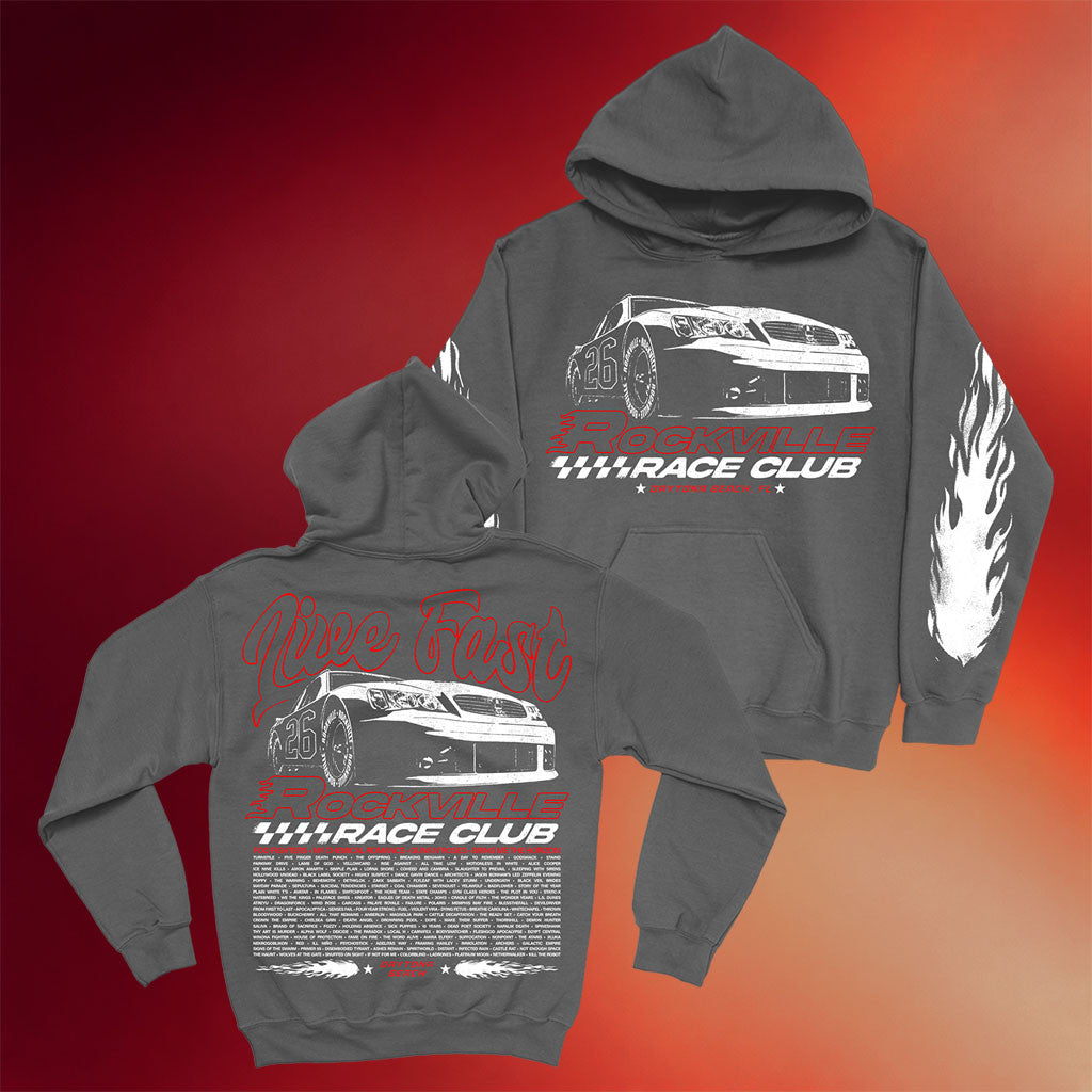 DWP Merch 2026 Live Fast Hoodie Rockville Race Club Hoodie Gifts For Brother