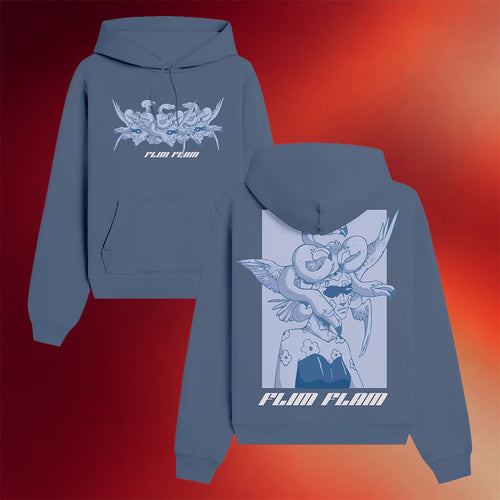 Flim Flam Merch Funny Cute Flamingo Flim Flam Hoodie Gifts For Besties