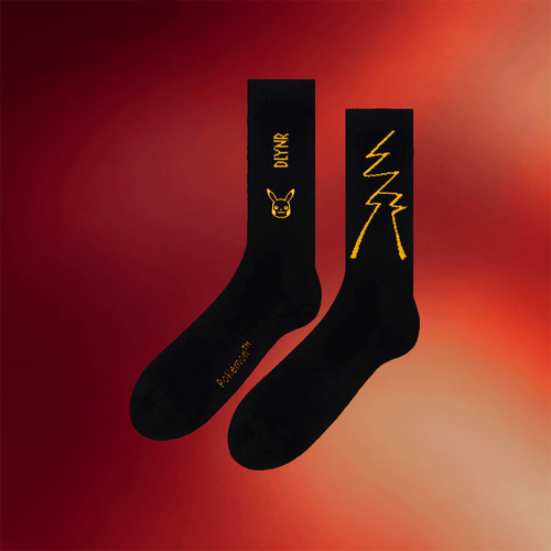 Dolly Noire X Pokemon Merch 2026 Pikachu Socks DLYNR Merch Present For Pokemon Lovers