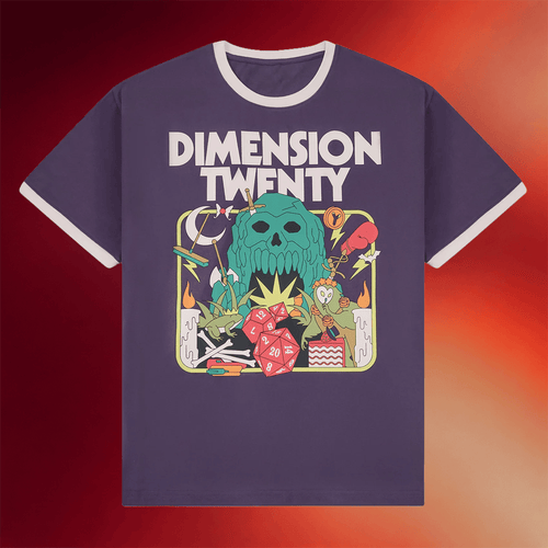 Dropout TV Merch 2026 Dimension 20 T-Shirt Birthday Gift Ideas For Friends