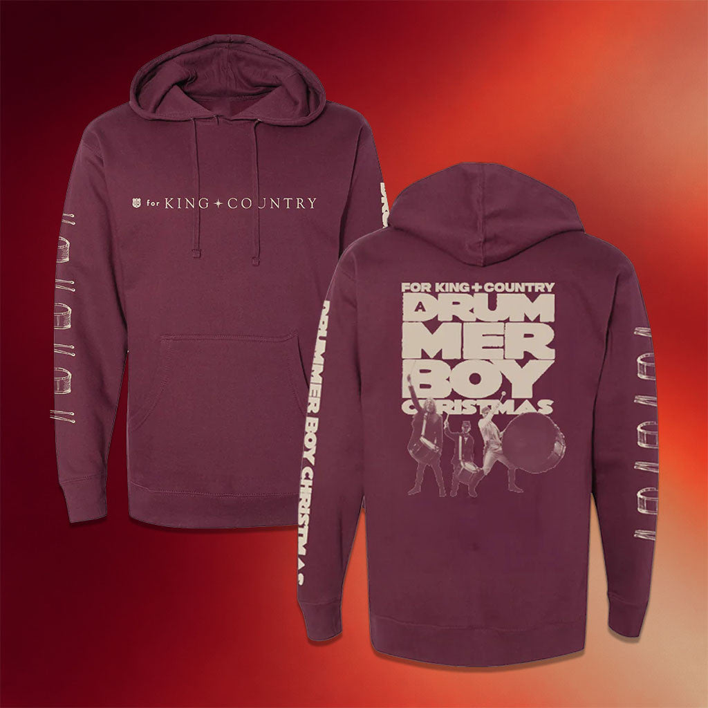 Forking And Country Merch A Drummer Boy Christmas Hoodie Present For Brother