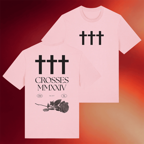 Crosses Cult Merch MMXXIV Pink T-Shirt Crosses Shirt Gifts For Band Fans