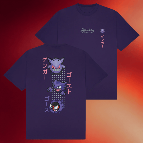 Dolly Noire X Pokemon Merch 2026 Gengar Evolution T-Shirt Presents For Pokemon Fans