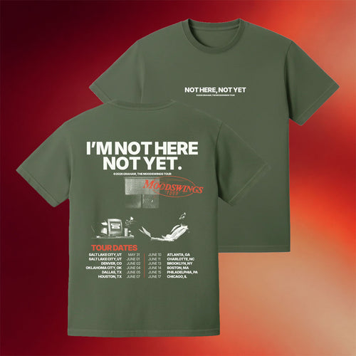 100Graham Merch 2026 I'm Not Here Not Yet T-Shirt Moodswings Tour Merch Gift For Fans