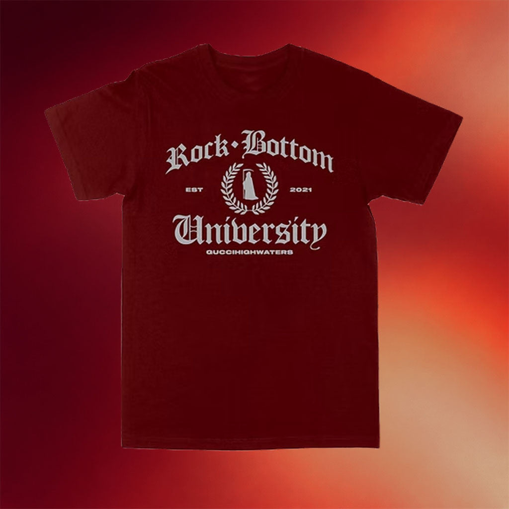 Guccihighwaters Merch 2026 Rock Bottom University T-Shirt Gift Ideas For Friends