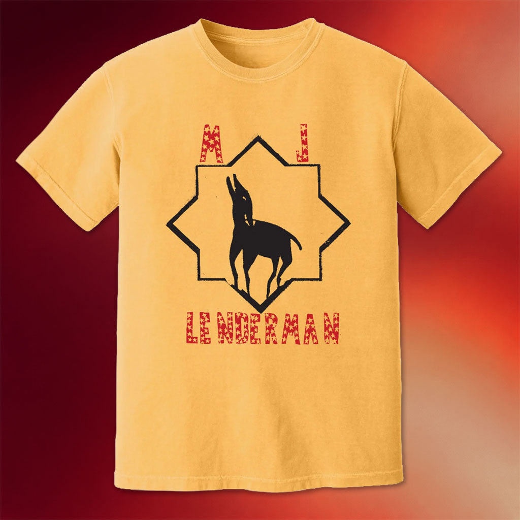 MJ Lenderman Merch 2026 Howling Dog T-Shirt MJ Lenderman Shirt Gift For Music Fans