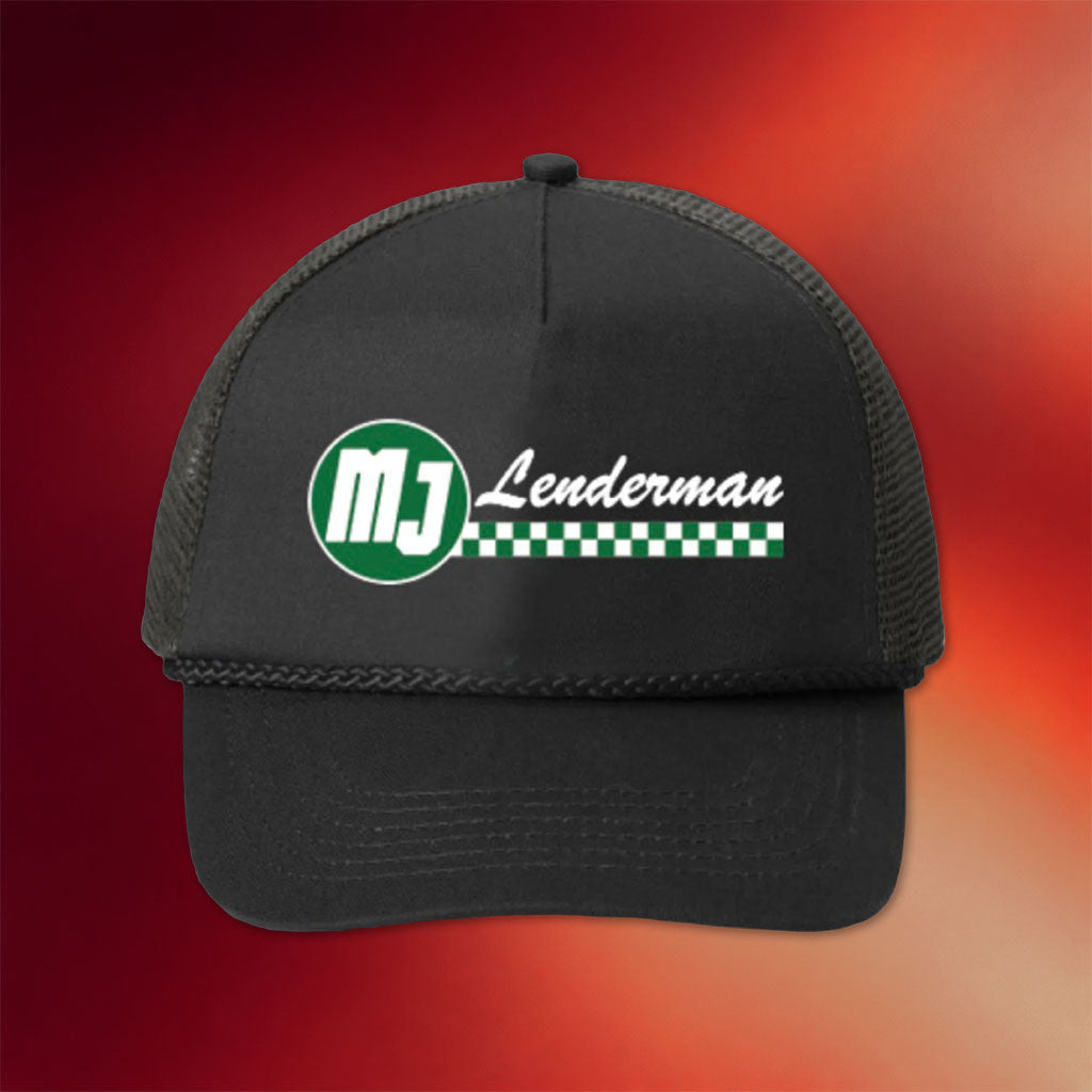 MJ Lenderman Merch 2026 Logo Black Trucker Hat MJ Lenderman Hat Gift For Music Fans