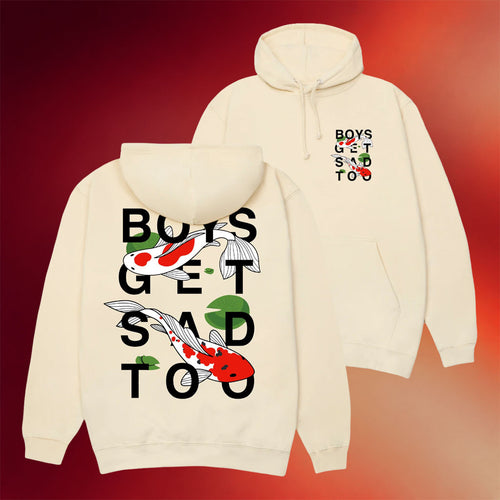 Boys Get Sad Too Merch 2026 Koi Hoodie Fish Lover Hoodie Best Gifts For Brothers