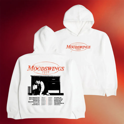 100Graham Merch 2026 Moodswings Tour White Hoodie Best Gifts For Music Lovers
