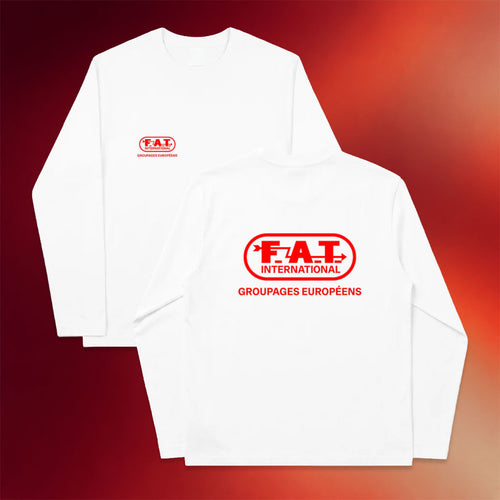 FAT International Merch 2026 FAT Long Sleeve Shirt White Special Gift For Father
