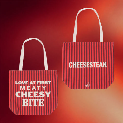Arby's Merch 2026 Striped Tote Bag Cheesesteak Handbags Useful Gifts For Mom