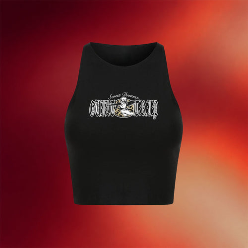 MLVLTD Merch Guilt Trip Cherub Cropped Tank Top 2026 Guilt Trip Merch Best Gift For Women