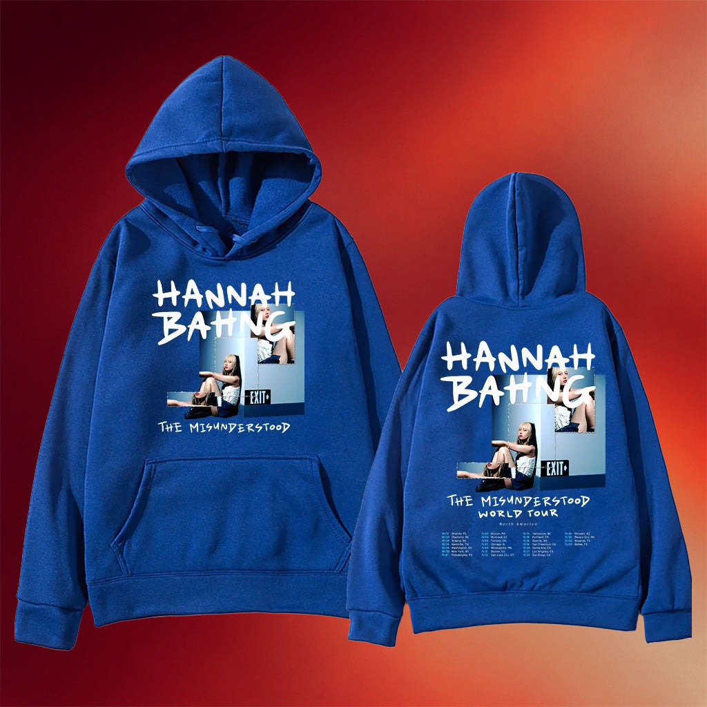 Hannah Bahng Merch The Misunderstood Tour 2025 Hoodie Unique Gifts For Music Lovers