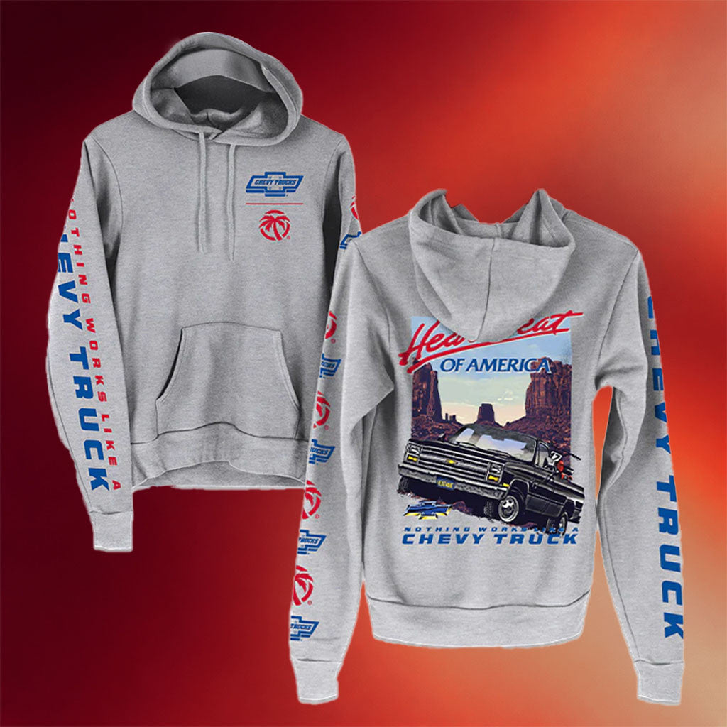 Heat Wave Visual Merch Heat Wave Chevy Trucks By Chevrolet Hoodie Good Gifts For Boyfriend