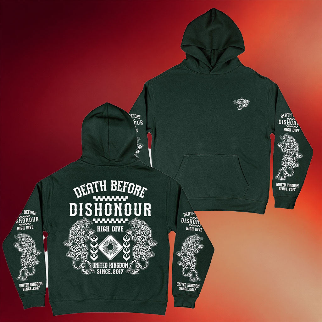 High Dive Apparel Merch 2026 Death Before Dishonour Hoodie Birthday Gift For Him