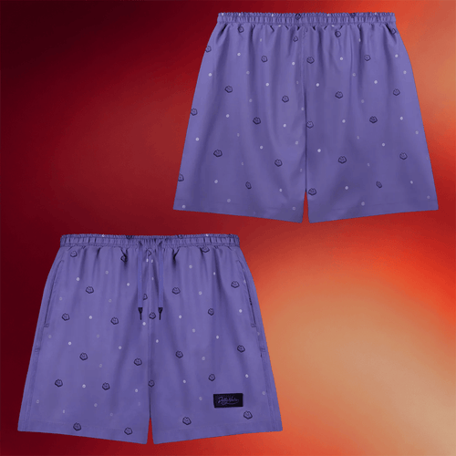 Dolly Noire X Pokemon Merch 2026 Ditto Pattern Swim Shorts Cute Gifts For Friends