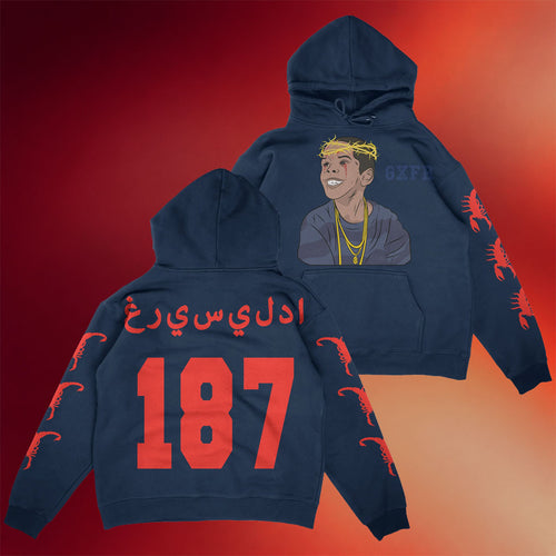 Westside Gunn Blientele Merch 2026 FLYGOD 10 Year Anniversary Hoodie Navy Gifts For Rap Lovers