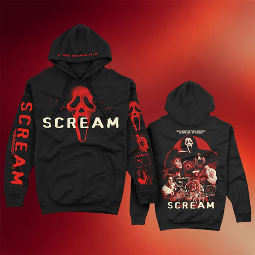 Creeporama Merch 2026 The Woodsboro Murders I'll Be Right Back Hoodie Horror Film Fan Gifts
