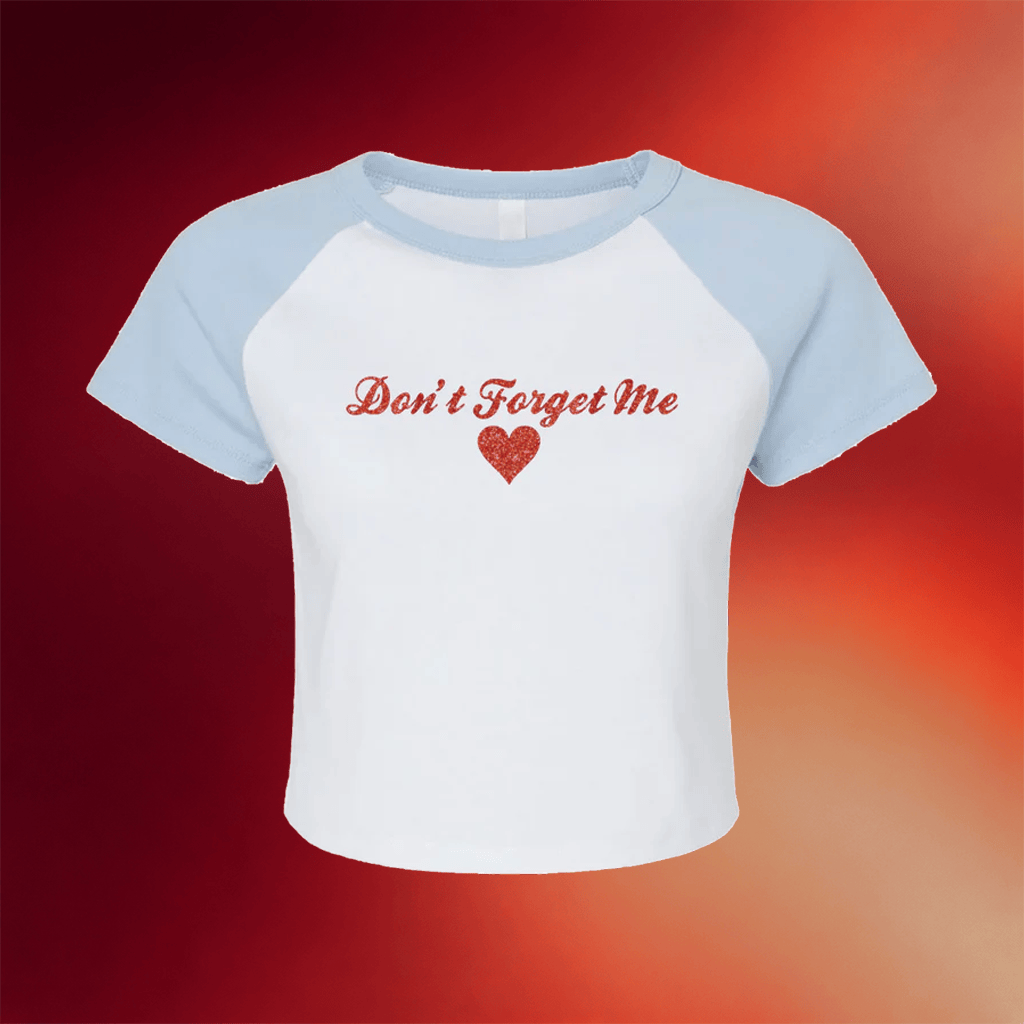Maggie Rogers Merch 2026 Maggie Rogers X Vanna Kitty Don't Forget Me Anniversary Baby Tee Gifts