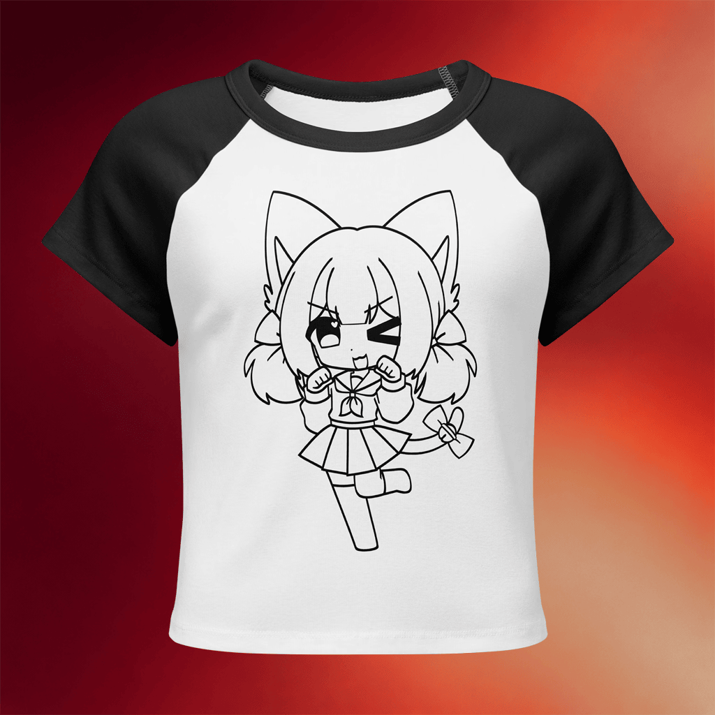 Meowbah Merch Chibi Meow Baby Tee Meowbah Apparel Best Birthday Gift For Her