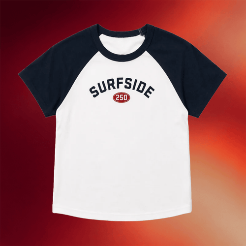 Surfside Merch 2026 Surfside USA 250 Baby Tee 4th Of July T-Shirt Best Gifts For Sisters