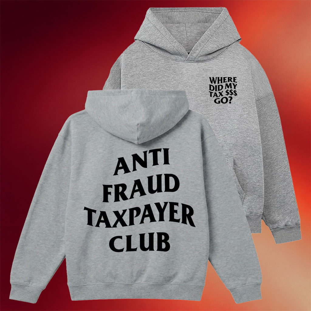 Nick Shirley Merch 2026 Anti Fraud Taxpayer Club Hoodie Anti Fraud Club Merch Gifts