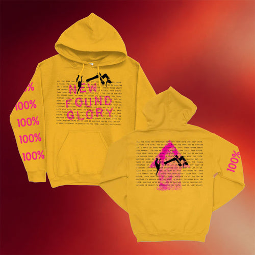 New Found Glory Merch 100 Percent Hoodie 2026 Rock Music Lover Gifts For Him