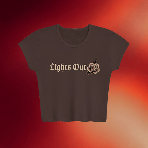 Mile Higher Merch 2026 Lights Out Rose Baby Tee Mile Higher T-Shirt Best Gifts For Sisters