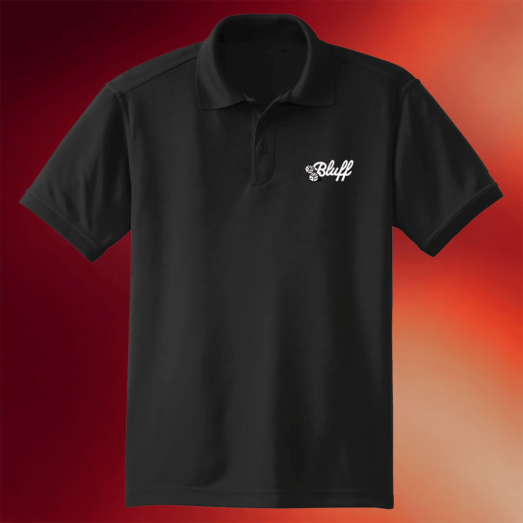 Got Bluff Merch Black Bluff Dice Polo Shirt Best Birthday Gift For Brother