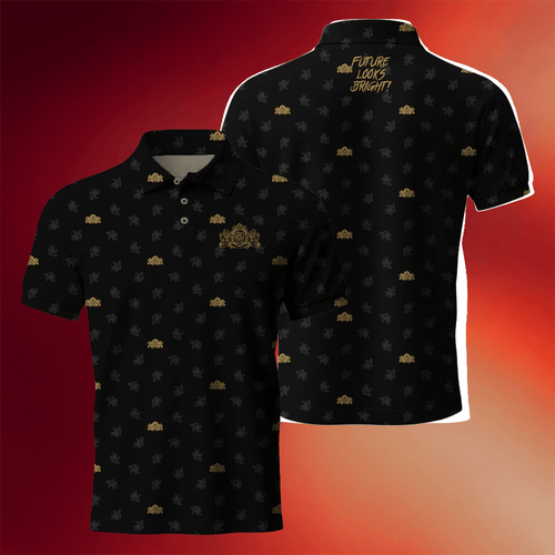 Valuetainment Merch 2026 Future Looks Bright Royal Crest Polo Shirt Top Father's Day Gifts