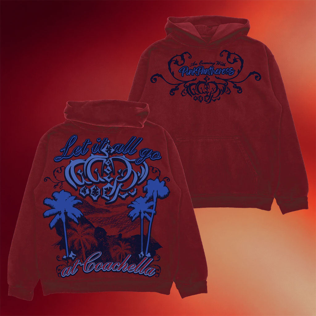 PinkPantheress Coachella Merch 2026 PinkPantheress Let It All Go At Coachella Hoodie Fan Gifts