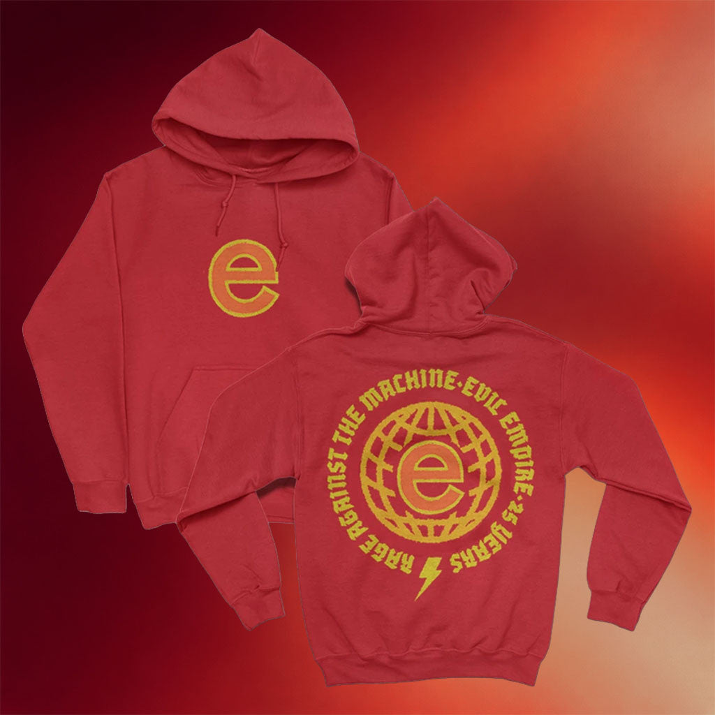 Rage Against The Machine Merch Evil Empire Globe Hoodie Rage Against The Machine Hoodie Gifts