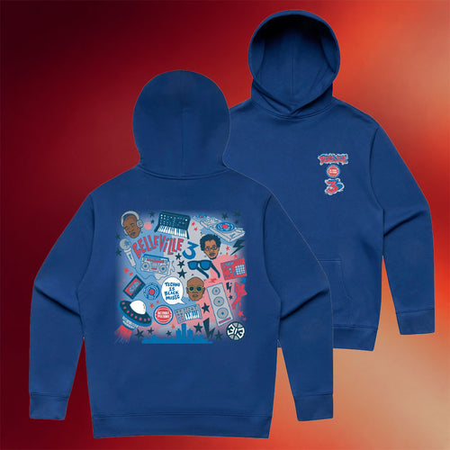 Pistons 313 Merch Detroit Basketball The Belleville Three Hoodie Best Gifts For Husband