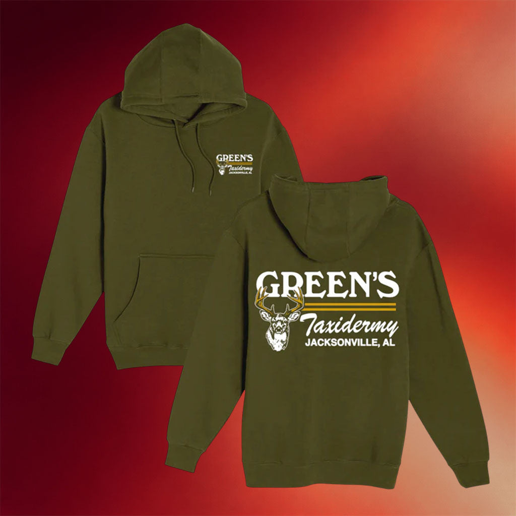 Riley Green Merch Green's Taxidermy Jacksonville AL Hoodie Best Gifts For Dad