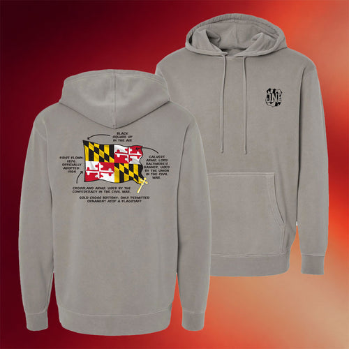 Routeone Apparel Merch Flag Facts Pigment Cement Hoodie Best Birthday Gift For Husband
