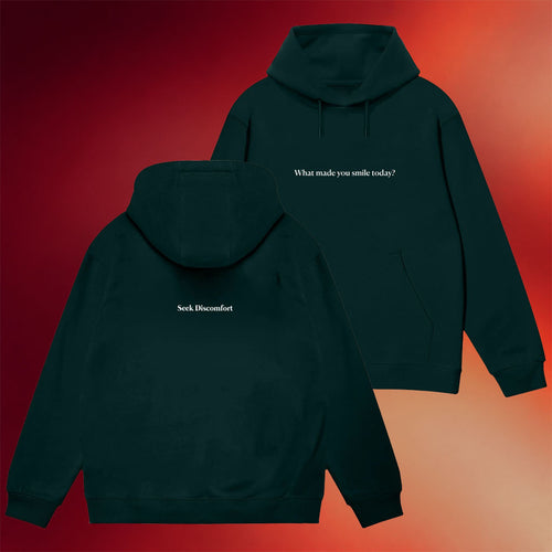 Seek Discomfort Merch 2026 What Made You Smile Today Hoodie Top Father's Day Gifts