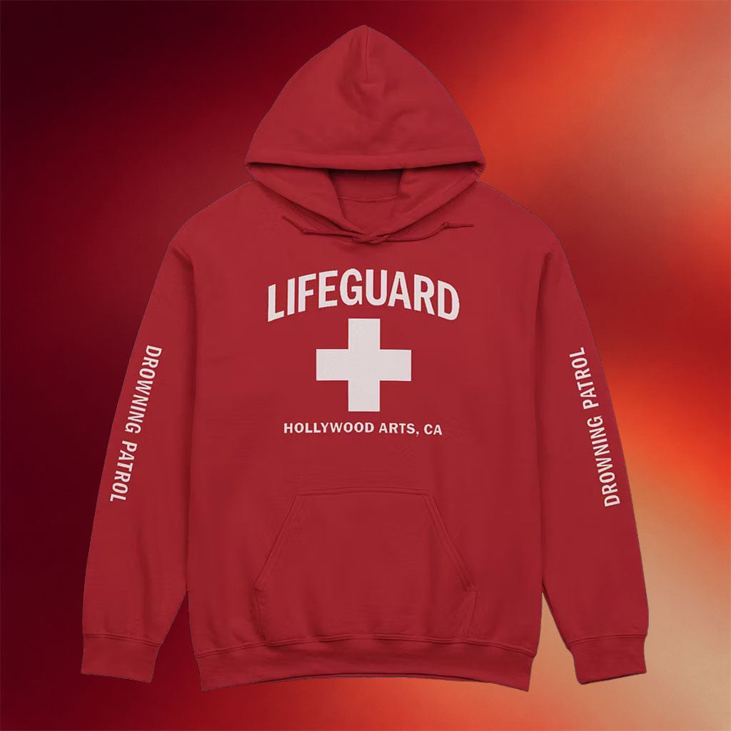 Sinjin Drowning Merch Sinjin Lifeguard Hoodie Drowning Patrol Hooded Sweatshirt Gifts For Him