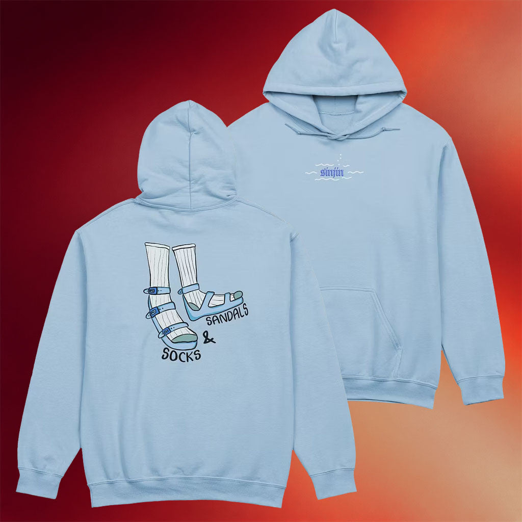 Sinjin Drowning Merch Socks And Sandals Hoodie Birthday Gift For Wife