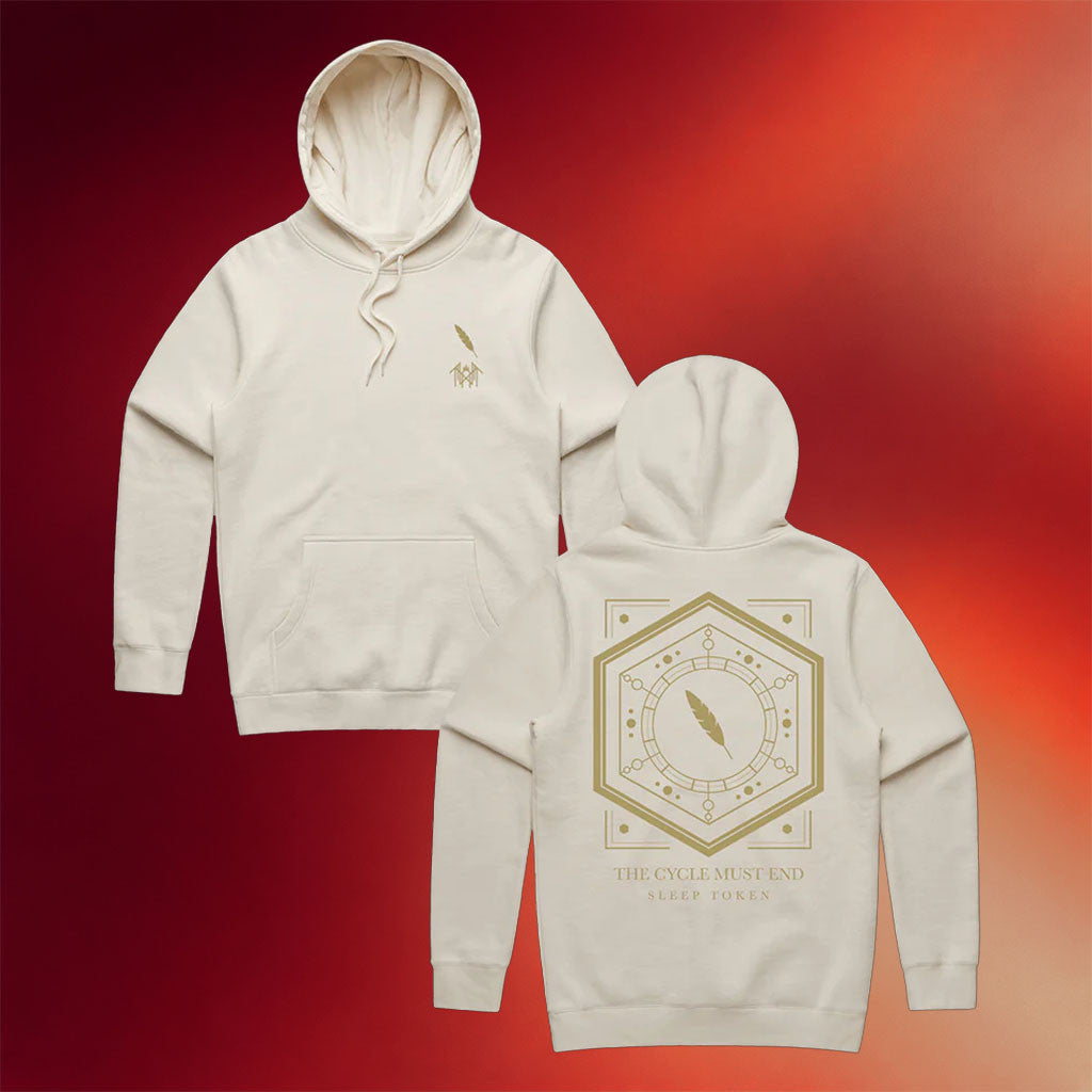 Sleep Token EU Merch Even in Arcadia Feathered Host Hoodie Gifts For Rock Lovers
