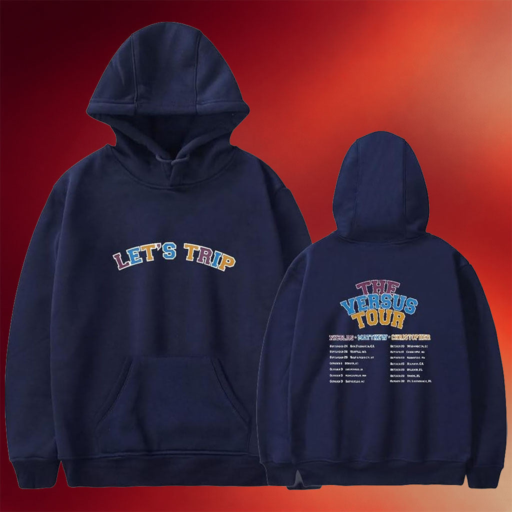 Sturniolo Triplets Merch Let's Trip The Versus Tour Hoodie Sturniolo Triplets Hoodie Fan Gifts