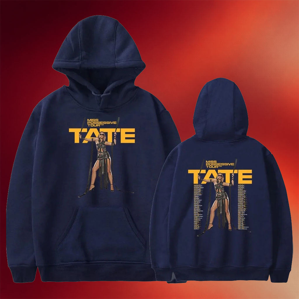 Tate McRae Merch Tate McRae Miss Possessive Tour Hoodie Best Birthday Gift For Her