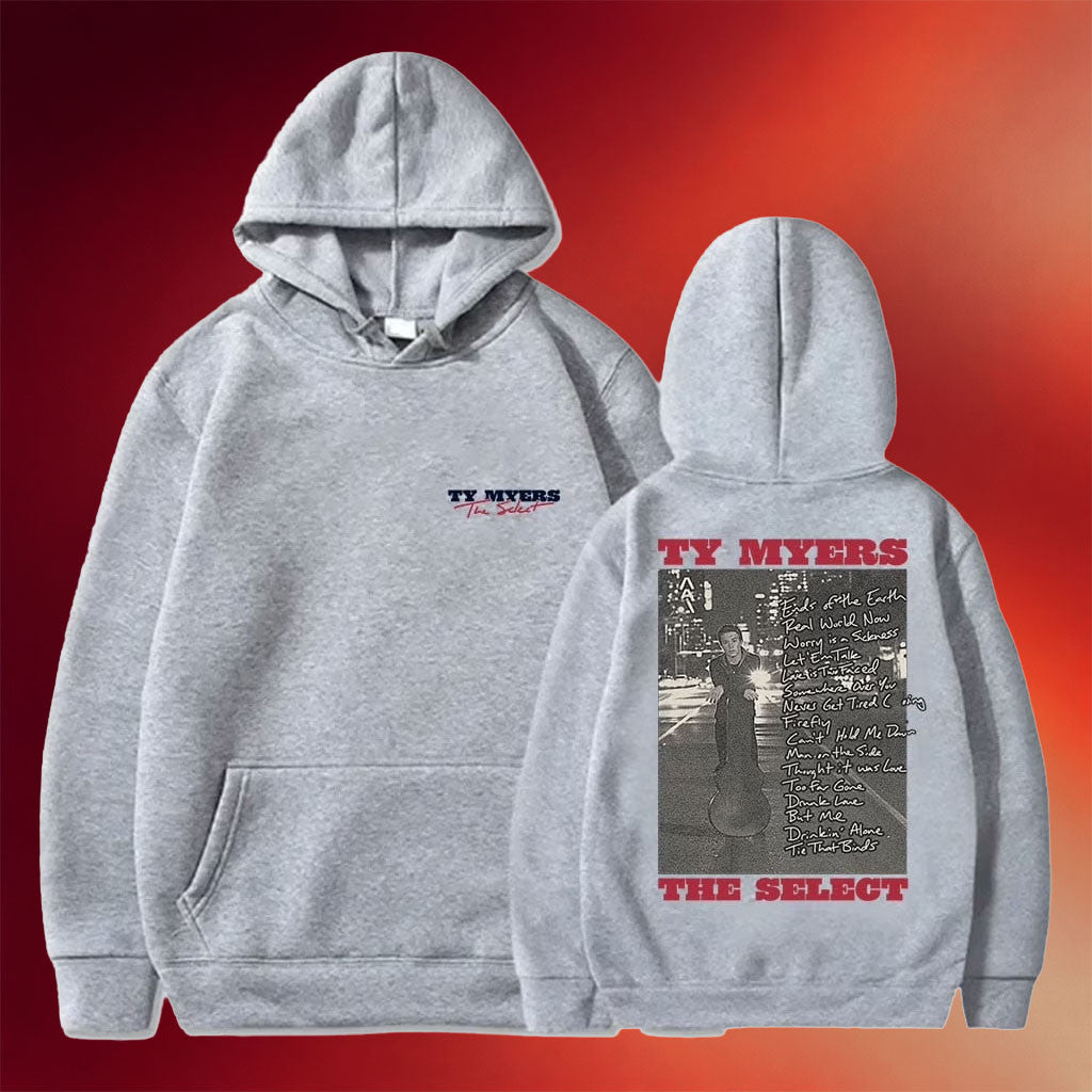 Ty Myers Merch Ty Myers The Select Album 2025 Tour Hoodie Presents For Music Lovers