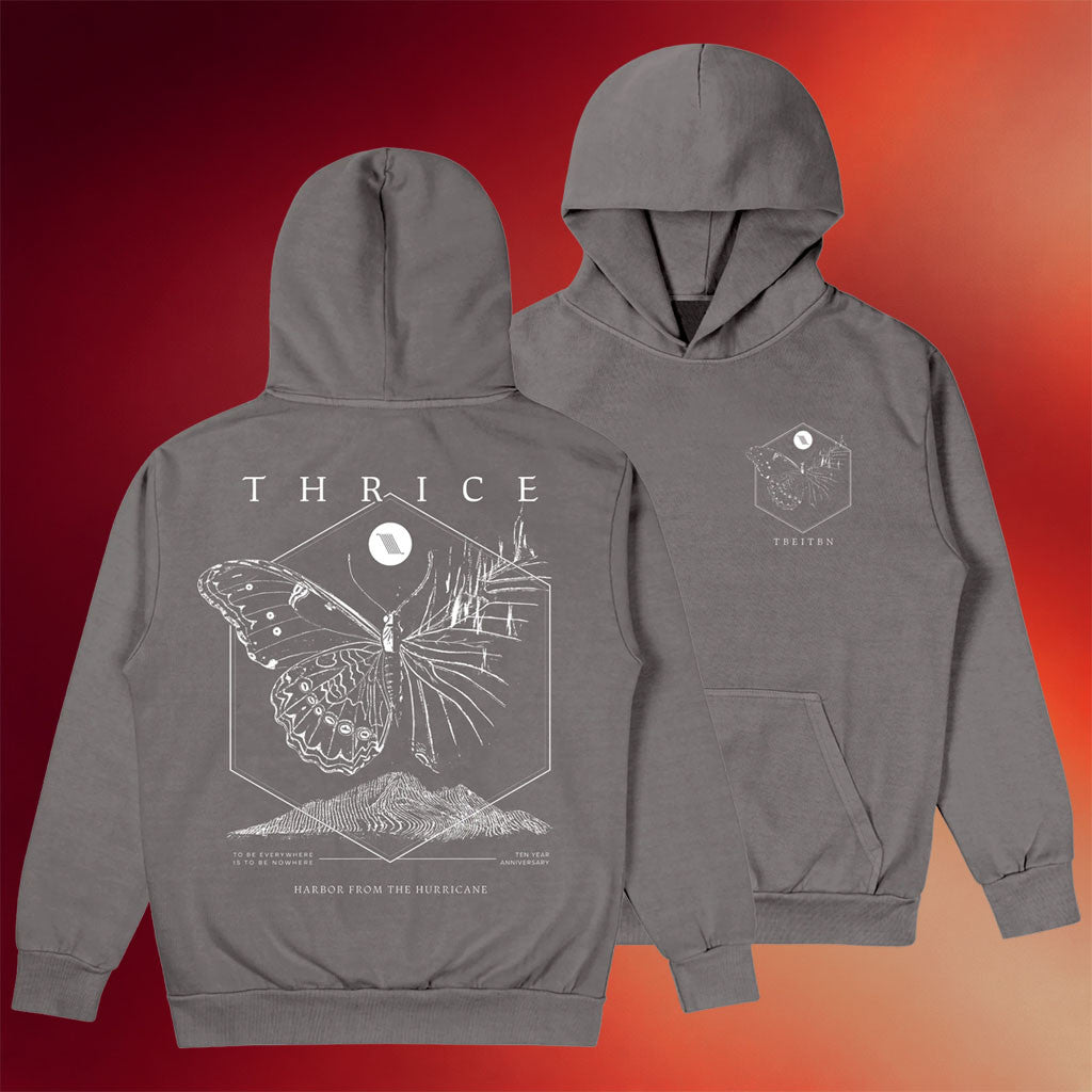 Thrice Merch 2026 Harbor From The Hurricane Hoodie Birthday Gifts For Friends