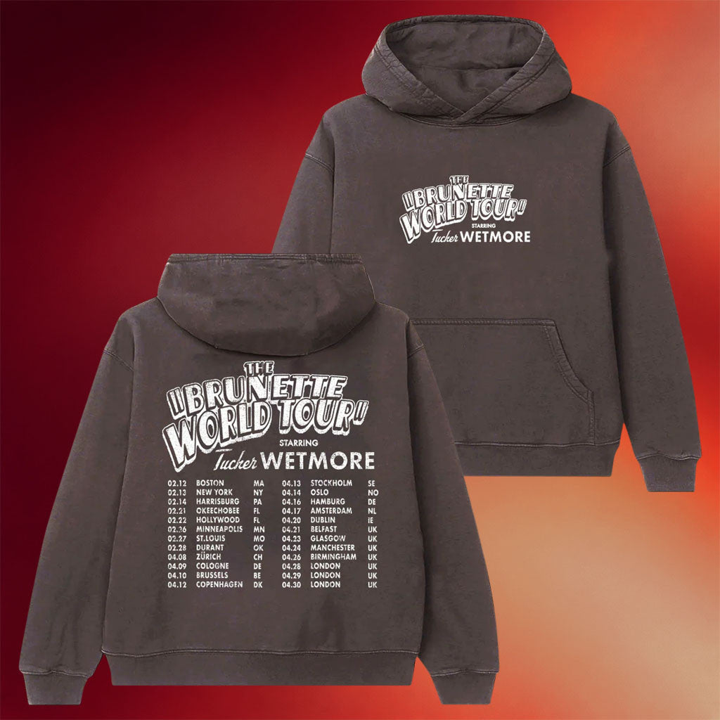 Tucker Wetmore Merch 2026 Brunette World Tour Hoodie Gift For Country Music Lovers