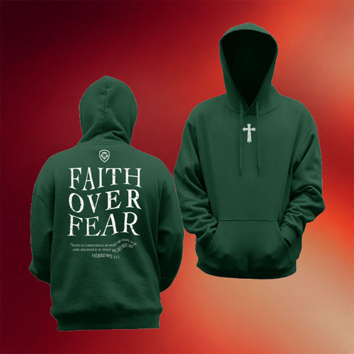 Valuetainment Merch 2026 Faith Over Fear Lionshield Hoodie Christian Gifts Ideas
