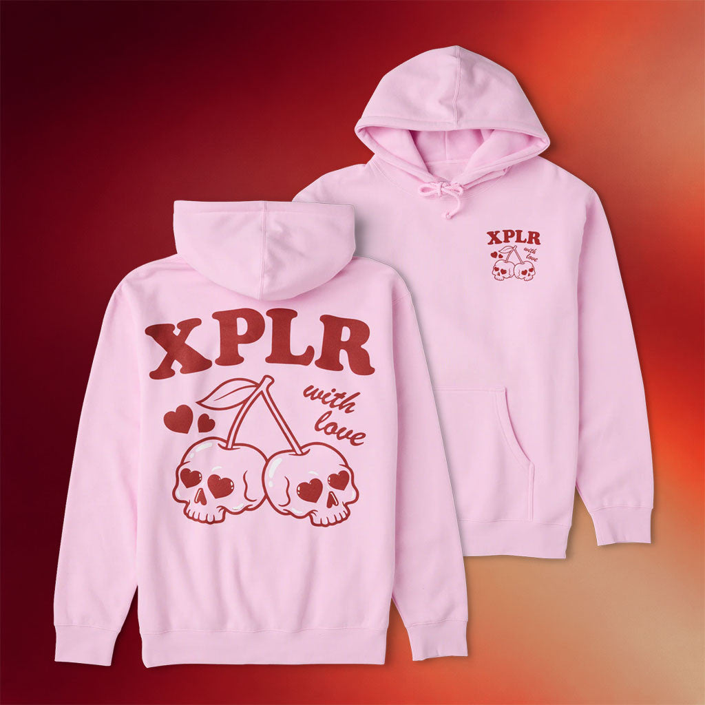 XPLR Merch 2026 Cherry Design Hoodie XPLR With Lover Hoodie Sam And Colby Merch Gifts For Her