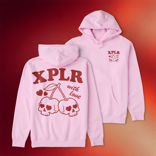 XPLR Merch 2026 Cherry Design Hoodie XPLR With Lover Hoodie Sam And Colby Merch Gifts For Her