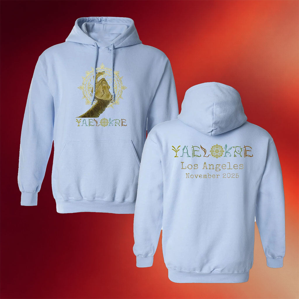 Yaelokre Merch Pinky Promise Blue Hoodie Yaelokre Los Angeles November 2025 Hoodie Fans Gifts